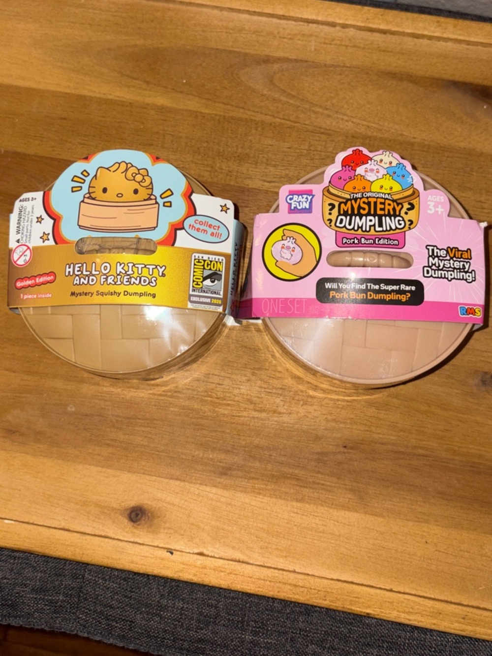 Hello Kitty Golden Edition Dumpling and RMS Pork Bun Dumpling set of 2